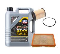 FEBI Controllo Set 5L LIQUI MOLY Top Tec 4100 5W-40 Per Opel Vectra C Caravan