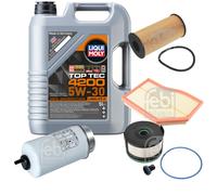 FEBI Controllo Set 5L Liqui Moly Top Tec 4200 5W-30 Per Mercedes A-Klasse