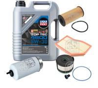 FEBI Controllo Set 5L Liqui Moly Top Tec 4600 5W-30 Per Mercedes A-Klasse