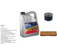 Febi Controllo Set 5L Longlife Plus 5W-30 per Nissan Interstar Autobus X70