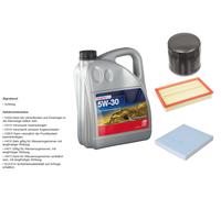 Febi Controllo Set 5L Longlife Plus 5W-30 per Per VW Polo AW1 BZ1 1.0 TSI