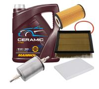 FEBI Controllo Set 5L MANNOL Ceramic 5W-30 Per Opel Corsa C Kasten 1.2