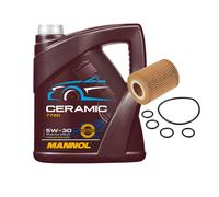 FEBI Controllo Set 5L MANNOL Ceramic 5W-30 Per Opel Zafira B 1.7 CDTi Astra