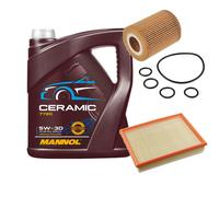 FEBI Controllo Set 5L MANNOL Ceramic 5W-30 Per Opel Zafira B 1.7 CDTi Astra