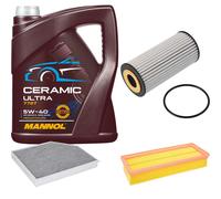 FEBI Controllo Set 5L MANNOL Ceramic 5W-40 Per Audi A4 Avant 1.8 TFSI 2.0 Q5