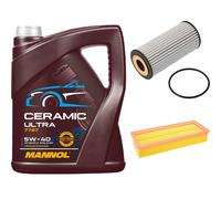 FEBI Controllo Set 5L MANNOL Ceramic 5W-40 Per Audi A4 Avant 1.8 TFSI 2.0 Q5