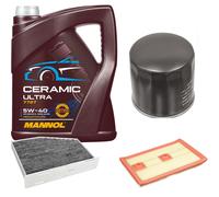 FEBI Controllo Set 5L MANNOL Ceramic 5W-40 Per Audi Q3 1.4 TSI VW Beetle