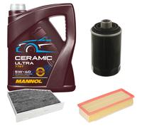 FEBI Controllo Set 5L MANNOL Ceramic 5W-40 Per Audi Q3 2.0 TFSI Quattro VW