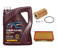 FEBI Controllo Set 5L MANNOL Ceramic 5W-40 Per BMW 3er Compact 316i 316g