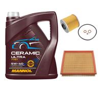 FEBI Controllo Set 5L MANNOL Ceramic 5W-40 Per BMW 3er Compact 316i 318 TI