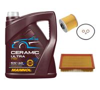FEBI Controllo Set 5L MANNOL Ceramic 5W-40 Per BMW 3er Compact 316i 318 TI