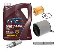 FEBI Controllo Set 5L MANNOL Ceramic 5W-40 Per BMW X1 sDrive18i 1er 120i