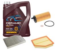 FEBI Controllo Set 5L MANNOL Ceramic 5W-40 Per BMW X3 xDrive20i sDrive20i