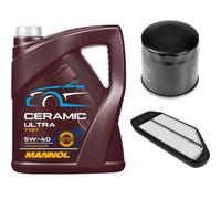 FEBI Controllo Set 5L MANNOL Ceramic 5W-40 Per Chevrolet Spark 1.0 1.2