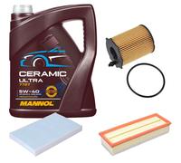 FEBI Controllo Set 5L MANNOL Ceramic 5W-40 Per Citroën C3 Picasso 1.4 16V