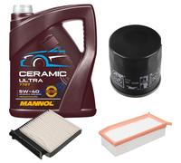 FEBI Controllo Set 5L MANNOL Ceramic 5W-40 Per Dacia Duster