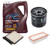 FEBI Controllo Set 5L MANNOL Ceramic 5W-40 Per Dacia Duster