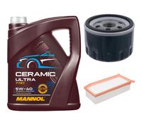 FEBI Controllo Set 5L MANNOL Ceramic 5W-40 Per Dacia Logan MCV II