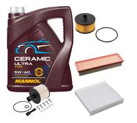 FEBI Controllo set 5L MANNOL Ceramic 5W-40 per Dacia Logan MCV II