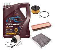FEBI Controllo Set 5L MANNOL Ceramic 5W-40 Per Dacia Logan MCV II