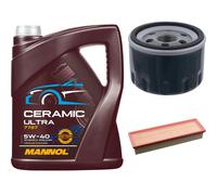 FEBI Controllo Set 5L MANNOL Ceramic 5W-40 Per Dacia Logan MCV II Sandero