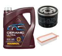 FEBI Controllo Set 5L MANNOL Ceramic 5W-40 Per Dacia Sandero II Duster