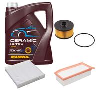FEBI Controllo Set 5L MANNOL Ceramic 5W-40 Per Dacia Sandero II Logan MCV