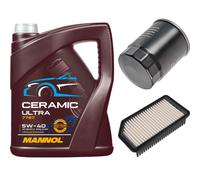 FEBI Controllo Set 5L MANNOL Ceramic 5W-40 Per Hyundai I20 1.2