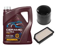 FEBI Controllo Set 5L MANNOL Ceramic 5W-40 Per Hyundai I20 1.2