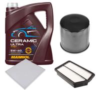 FEBI Controllo Set 5L MANNOL Ceramic 5W-40 Per KIA Sportage 1.6 GDi 2.0 CVVT