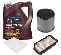 FEBI Controllo Set 5L MANNOL Ceramic 5W-40 Per KIA Venga 1.6 CVVT