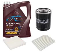 FEBI Controllo Set 5L MANNOL Ceramic 5W-40 Per Mitsubishi Outlander III 2.0
