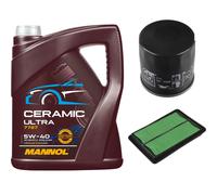 FEBI Controllo Set 5L MANNOL Ceramic 5W-40 Per Nissan Qashqai II 1.6 DIG-T