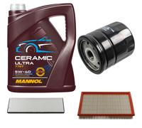 FEBI Controllo Set 5L MANNOL Ceramic 5W-40 Per Opel Calibra A 2.0i