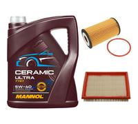 FEBI Controllo Set 5L MANNOL Ceramic 5W-40 Per Opel Corsa B 1.0i 12V 1.2i