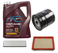 FEBI Controllo Set 5L MANNOL Ceramic 5W-40 Per Opel Corsa B 1.4i 1.2i Tigra