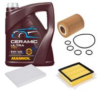 FEBI Controllo Set 5L MANNOL Ceramic 5W-40 Per Opel Corsa D 1.7 CDTi