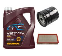 FEBI Controllo Set 5L MANNOL Ceramic 5W-40 Per Opel Vectra B 1.6i 16V 1.8i