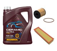 FEBI Controllo Set 5L MANNOL Ceramic 5W-40 Per Peugeot 206 Schrägheck 1.4i