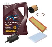 FEBI Controllo Set 5L MANNOL Ceramic 5W-40 Per Peugeot 307 1.4 16V Citroën