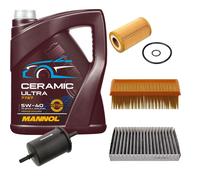 FEBI Controllo Set 5L MANNOL Ceramic 5W-40 Per Renault Clio II 1.2 16V