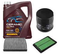 FEBI Controllo Set 5L MANNOL Ceramic 5W-40 Per Renault Kadjar 1.6 TCe 165