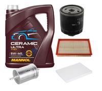 FEBI Controllo Set 5L MANNOL Ceramic 5W-40 Per Seat Leon 1.6 16V Toledo II