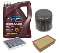 FEBI Controllo Set 5L MANNOL Ceramic 5W-40 Per Seat Leon ST 1.2 TSi
