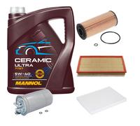 FEBI Controllo Set 5L MANNOL Ceramic 5W-40 Per Seat Toledo II 1.9 TDi