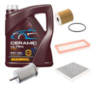 FEBI Controllo Set 5L MANNOL Ceramic 5W-40 Per Smart Fortwo Coupe 0.8 CDI