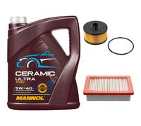 FEBI Controllo Set 5L MANNOL Ceramic 5W-40 Per Smart Fortwo Coupe 0.9