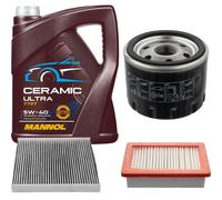 FEBI Controllo Set 5L MANNOL Ceramic 5W-40 Per Smart Fortwo Coupe 1.0