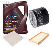 FEBI Controllo Set 5L MANNOL Ceramic 5W-40 Per Volvo S40 I 1.8 2.0 V40 Kombi