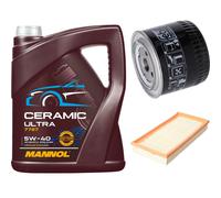 FEBI Controllo Set 5L MANNOL Ceramic 5W-40 Per Volvo S40 I 1.8 2.0 V40 Kombi
